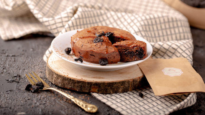 Veganer Mini-Sauerkirsch Kuchen | mit Amaranthmehl gebacken