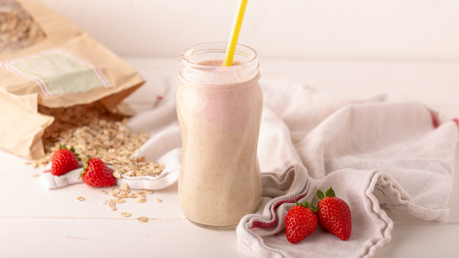 Erdbeer-Bananen Smoothie | mit Chia!