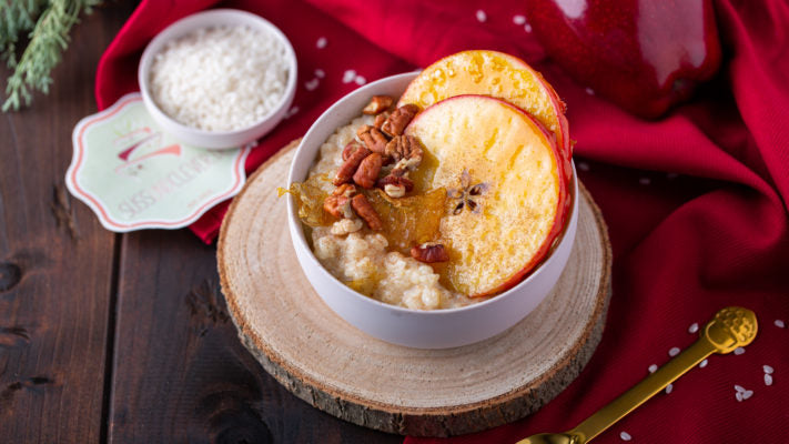 Lebkuchen-Milchreis mit Apfel | Ein Milchreis-Traum