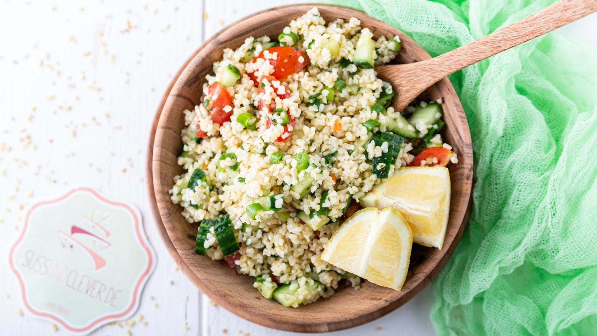 Frühlingshafter Bulgur-Salat