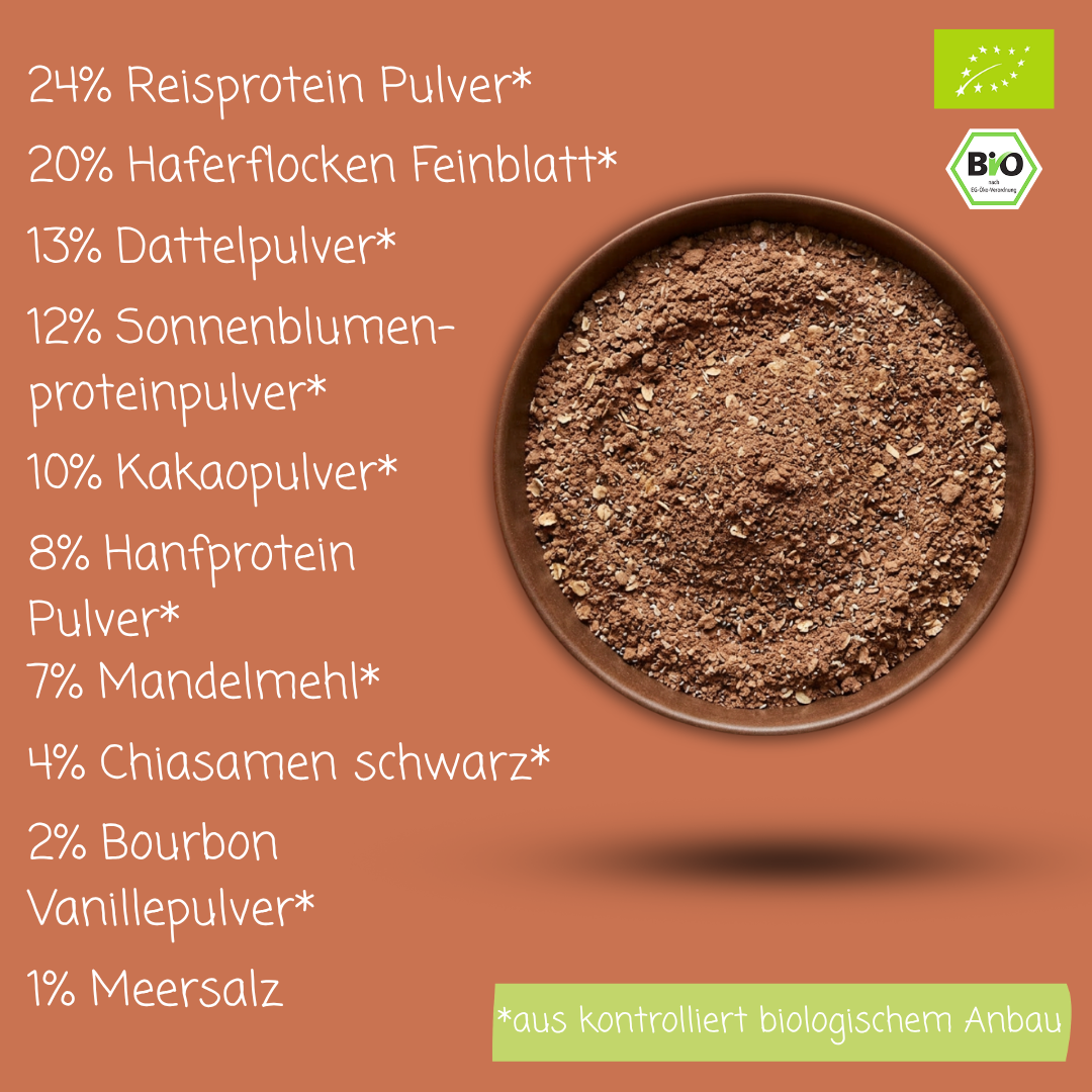 Bio Smoothie Bowl | "Protein-Chocolate Power" | 40% Protein | Fertigmischung