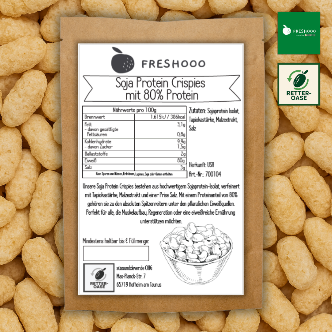 Soja Protein Crispies | mit 80% Protein
