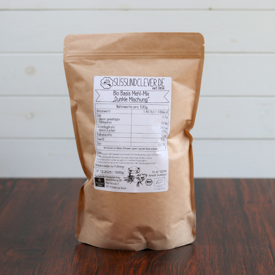 Bio Basis Mehl-Mix | Dunkle Mischung | glutenfrei*