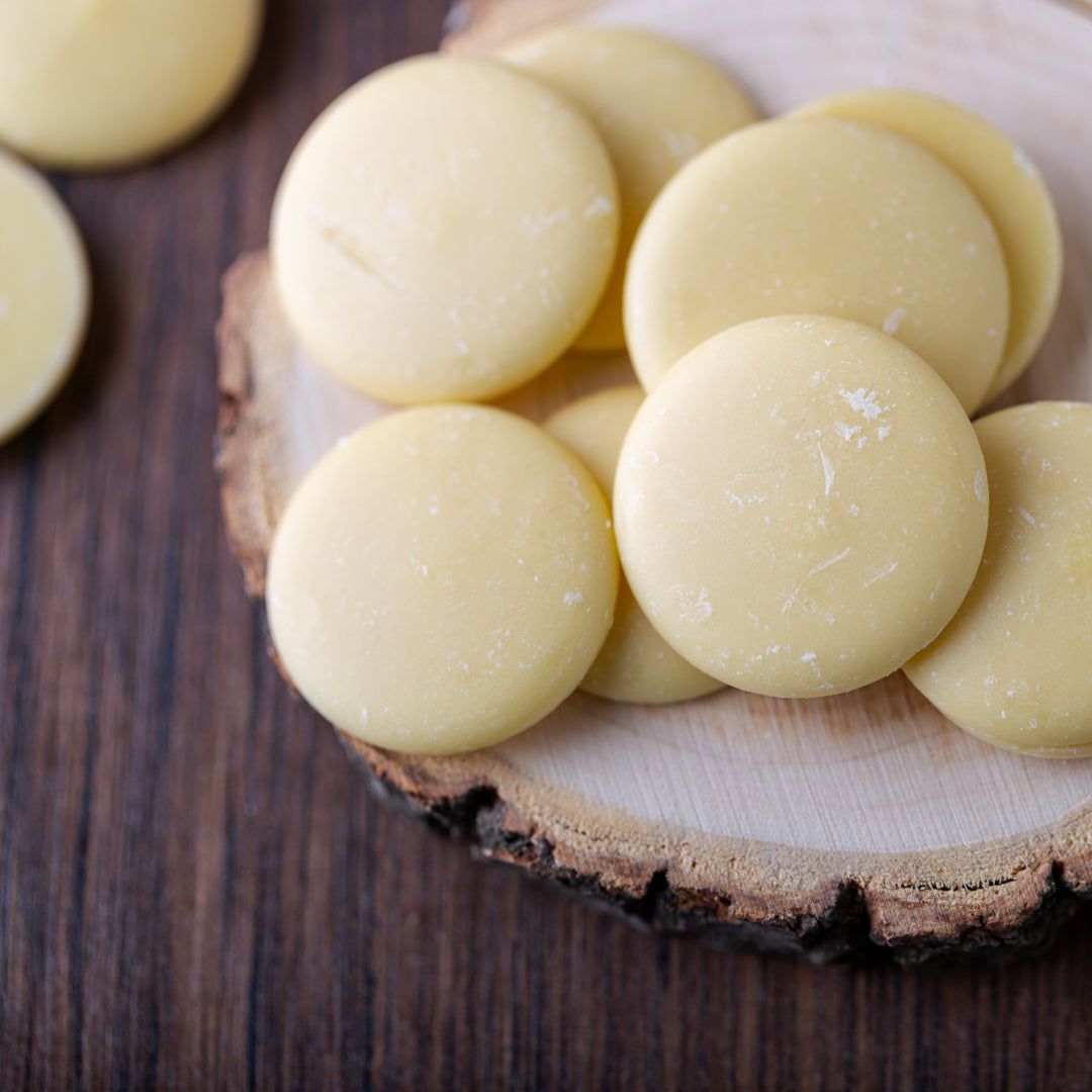 Bio Kakaobutter | Kakaobutterchips | Premium-Qualität | kaltgepresst | ohne Zusätze
