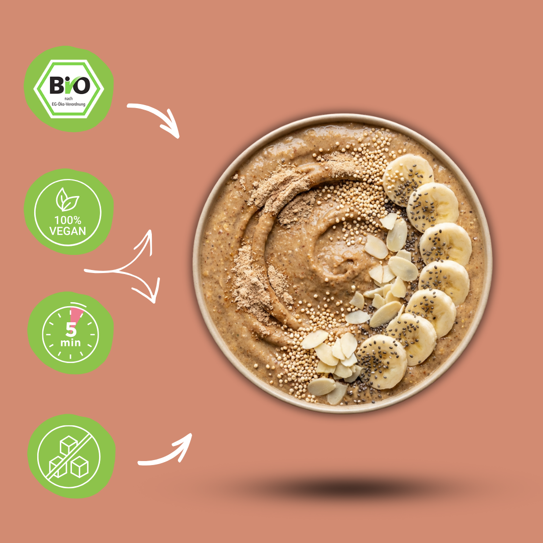 Bio Smoothie Bowl | "Banana-Cream" | Fertigmischung