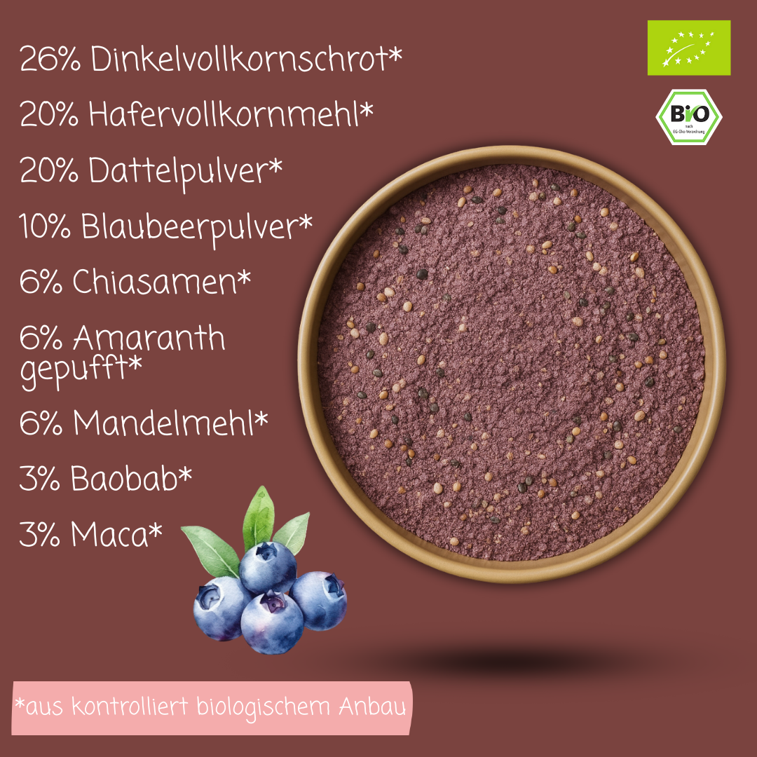 Bio Smoothie Bowl | "Blueberry-morning" | Fertigmischung