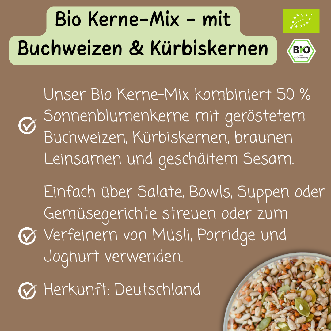 Bio Kerne-Mix | mit Buchweizen & Kürbiskernen