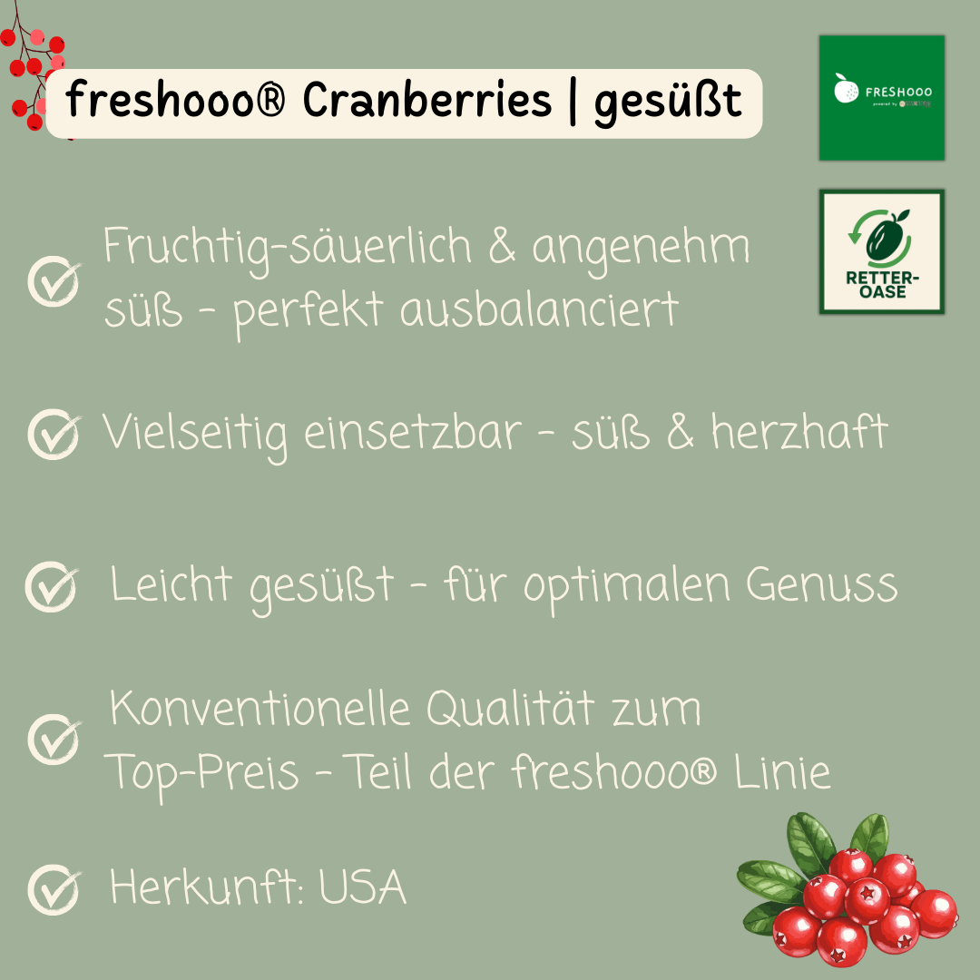 freshooo® Cranberries | gesüßt