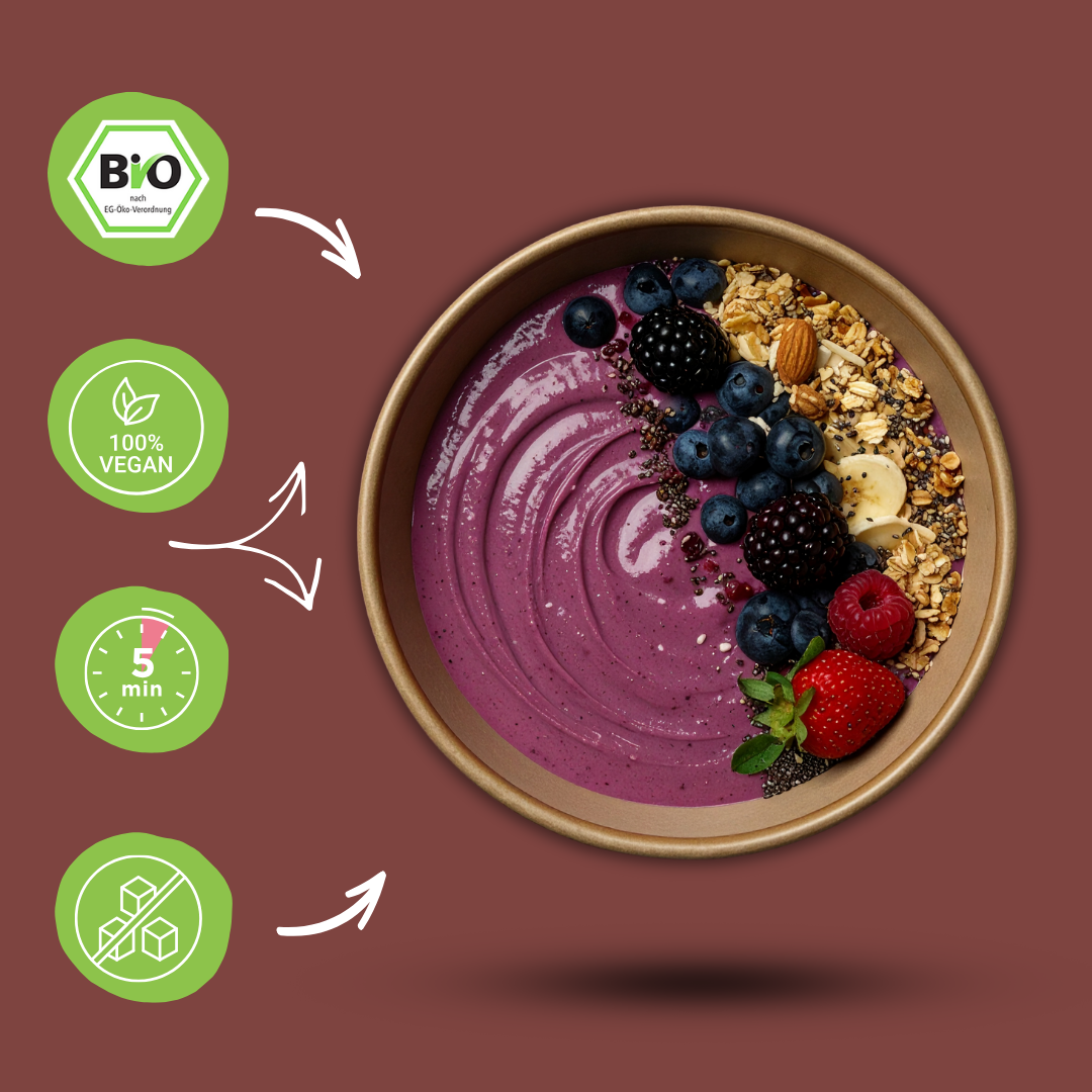 Bio Smoothie Bowl | "Blueberry-morning" | Fertigmischung