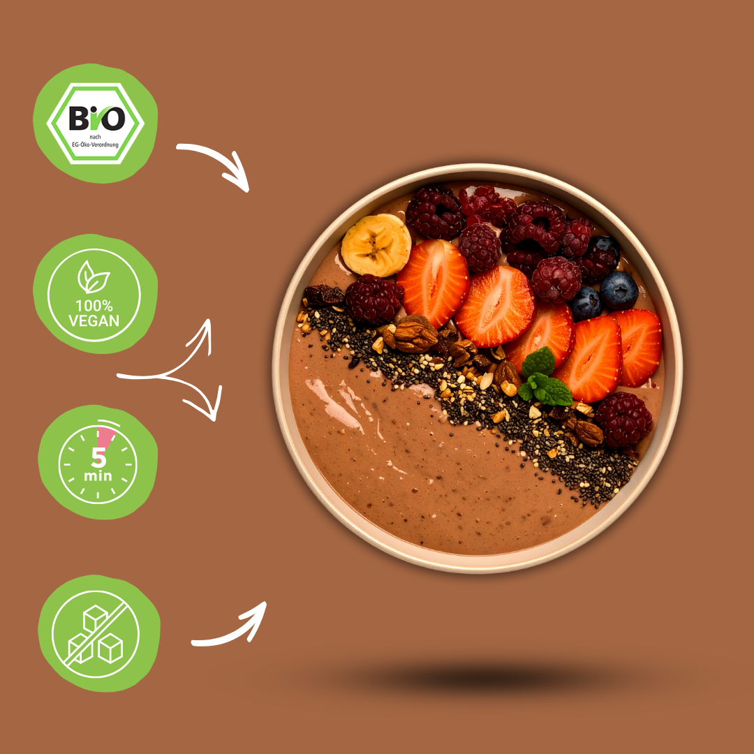 Bio Smoothie Bowl | "Light Chocolate-Boom" | Fertigmischung