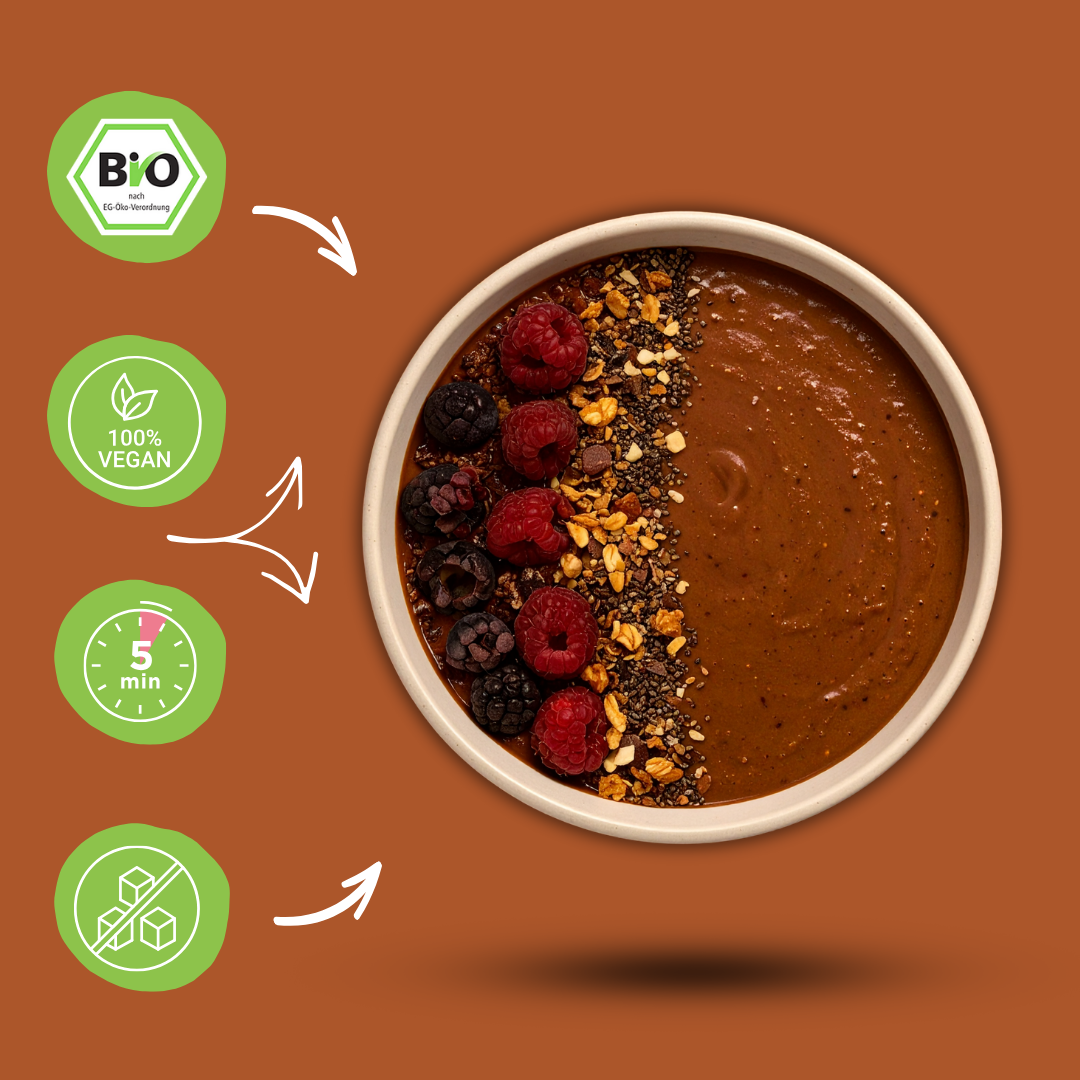 Bio Smoothie Bowl | "Dark Choco-Dream" | Fertigmischung