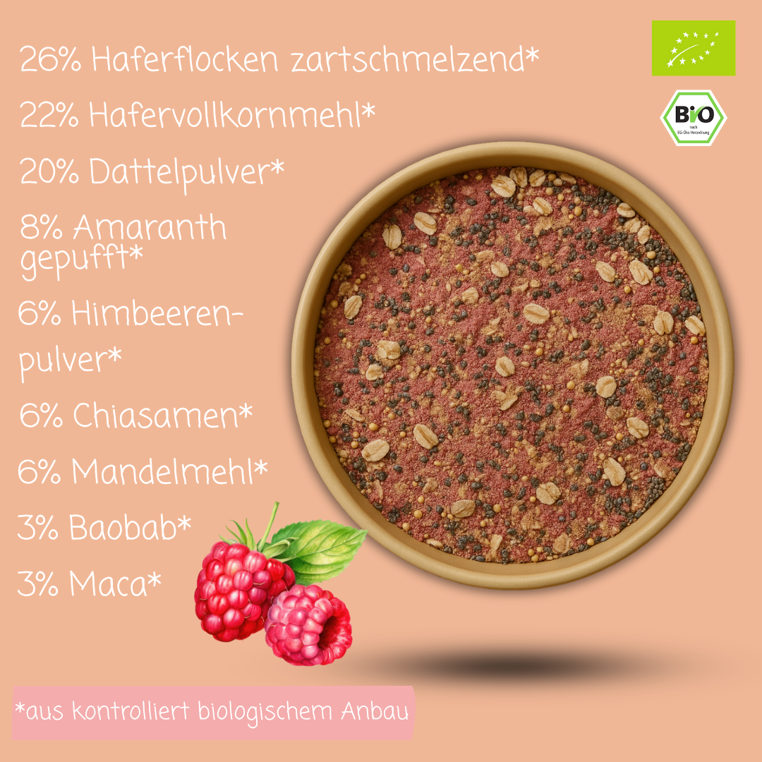 Bio Smoothie Bowl | "Juicy-Raspberry" | Fertigmischung