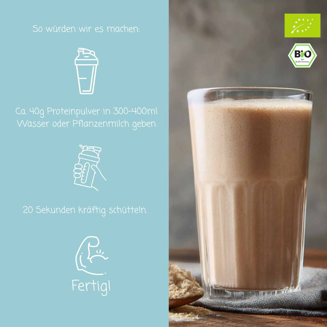 Bio Erbsenprotein Pulver | Isolat | 82% Protein