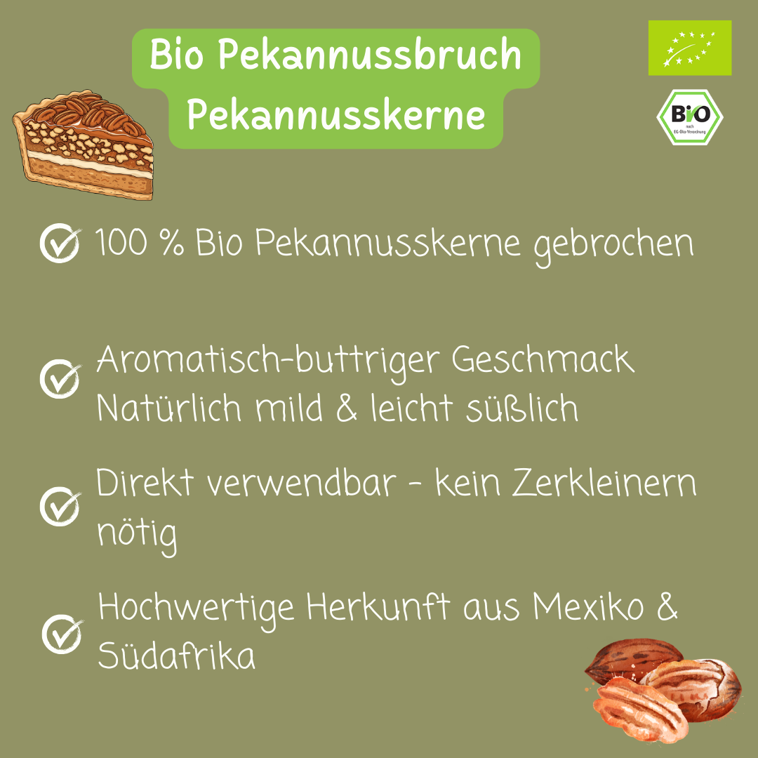 Bio Pekannussbruch | Pekannusskerne