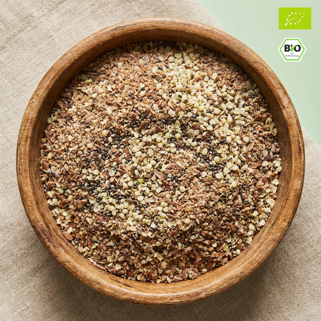 Bio Omega 3 "Deluxe-Mix" | mit Hanfsamen, Chiasamen & Leinsamen