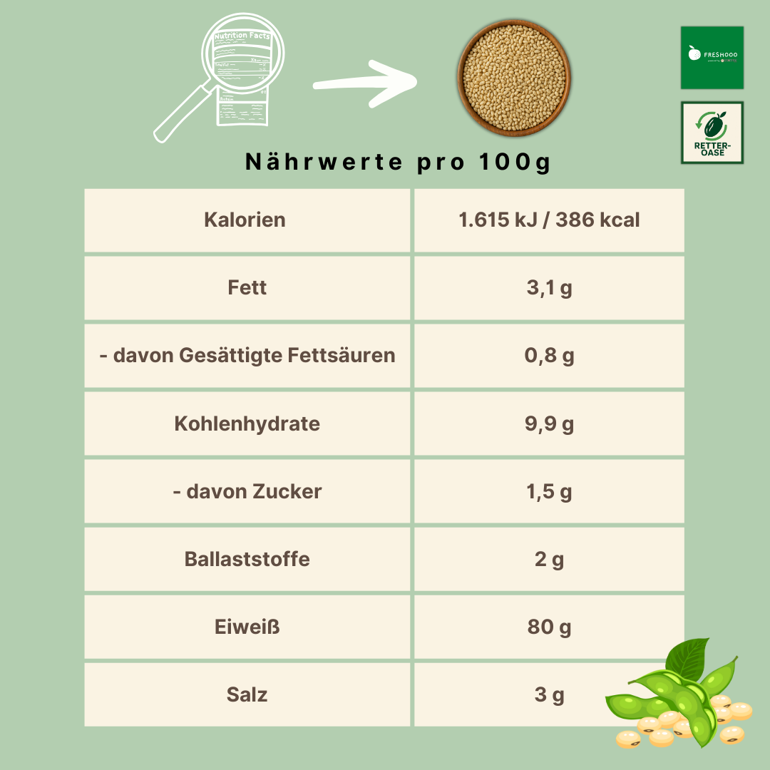 freshooo® Soja Protein Crispies | mit 80% Protein