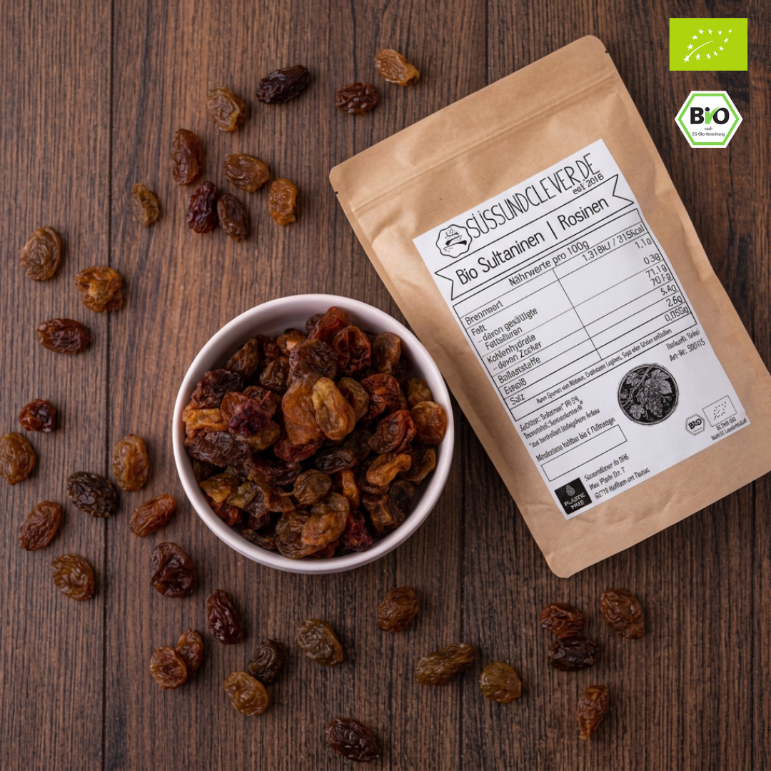 Bio Sultaninen | Rosinen | Sultanas | fruchtig-süß