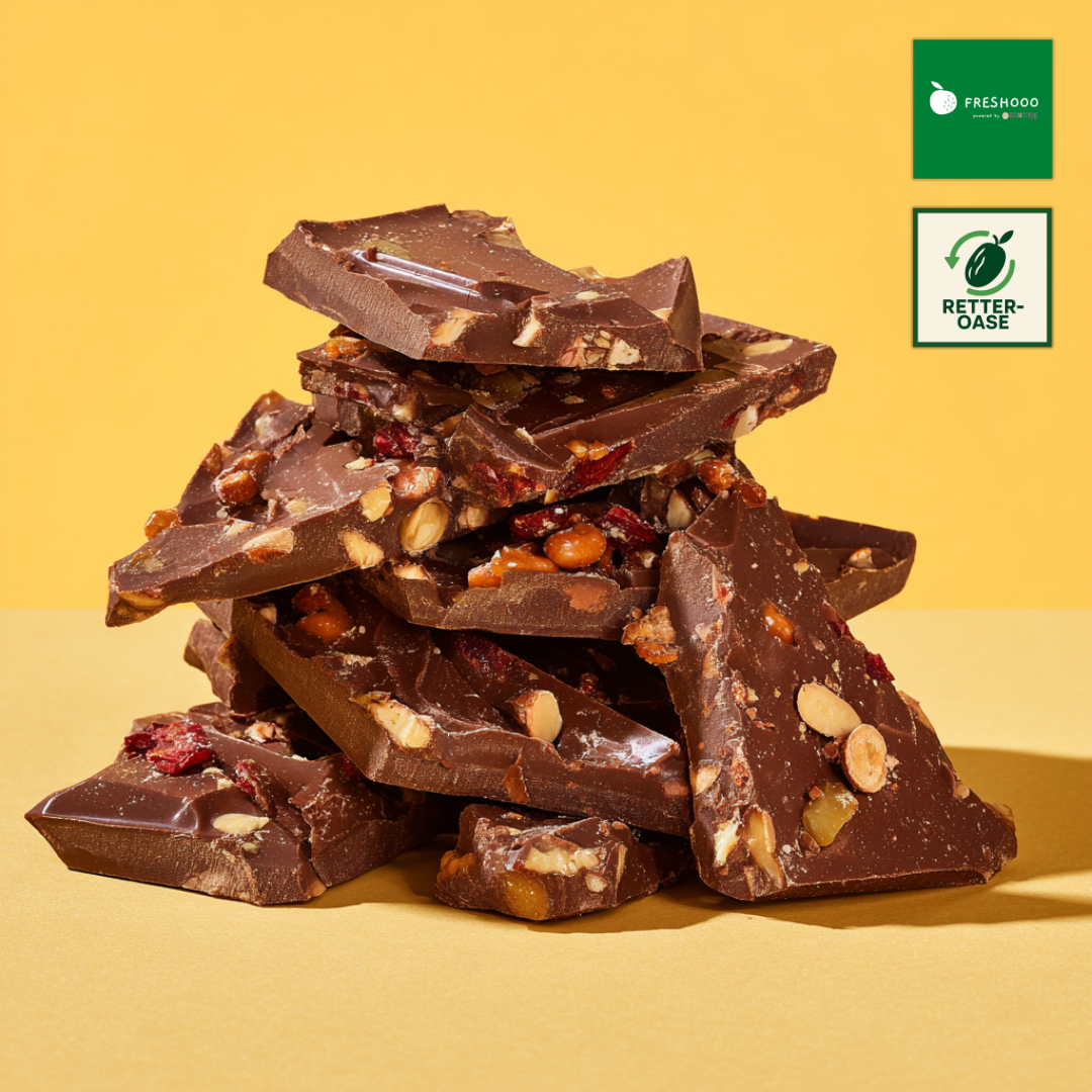 freshooo® VOLLMILCH Schokoladenbruch | "Sweet & Crunchy Delight" | 31% Kakaoanteil