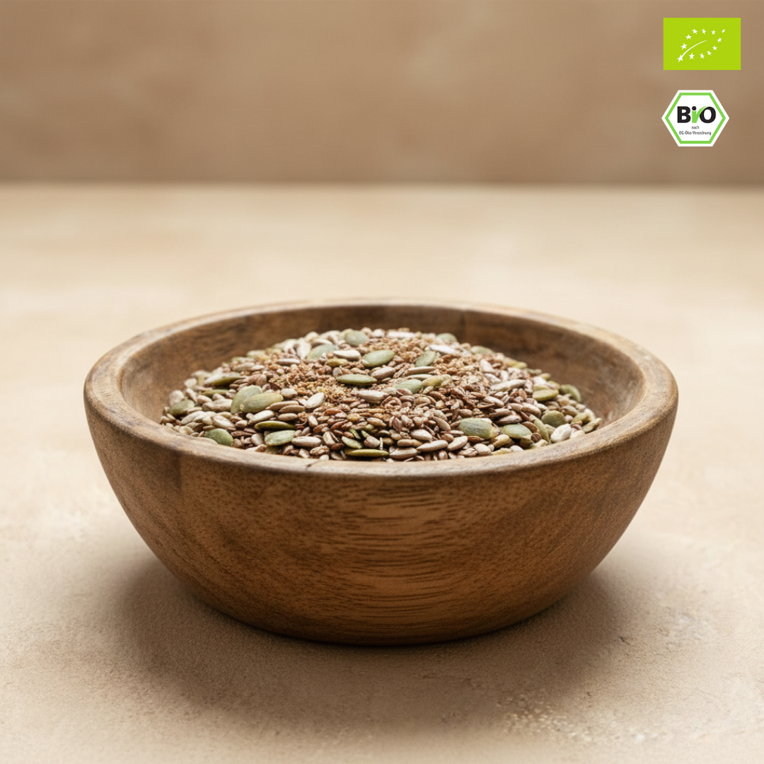 Bio Omega "Kraft-Mix" | mit Kürbiskernen, Sonnenblumenkernen & Leinsamen