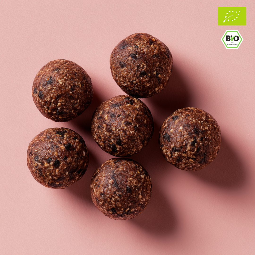 Bio RAW-Energyballs Fertigmischung | "Dattel-Choco Crunch" | vegan & ohne Zuckerzusatz