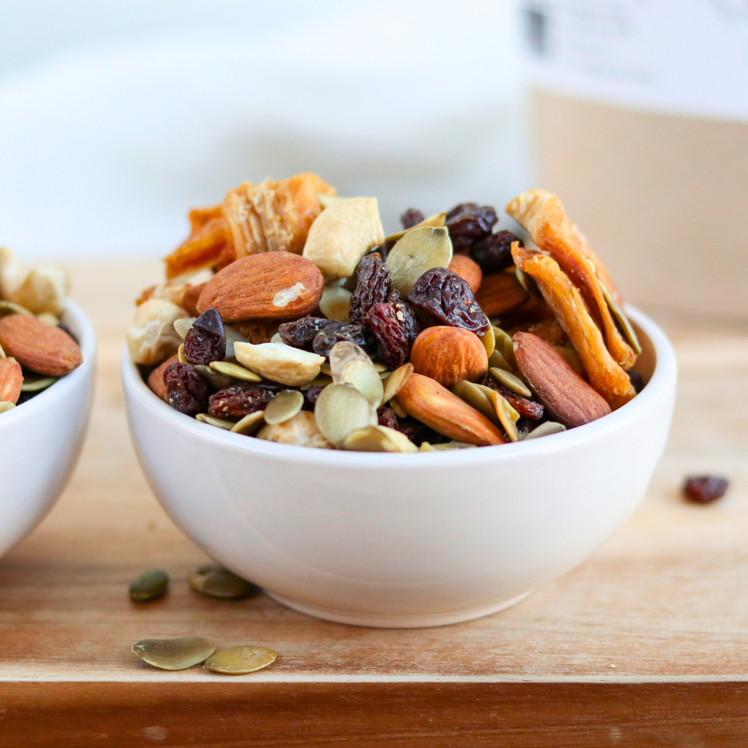 Bio Nuss- und Fruchtmischung | Tropen-Knusper | mit Ananas-Tidbits, Cashews & Kürbiskerne