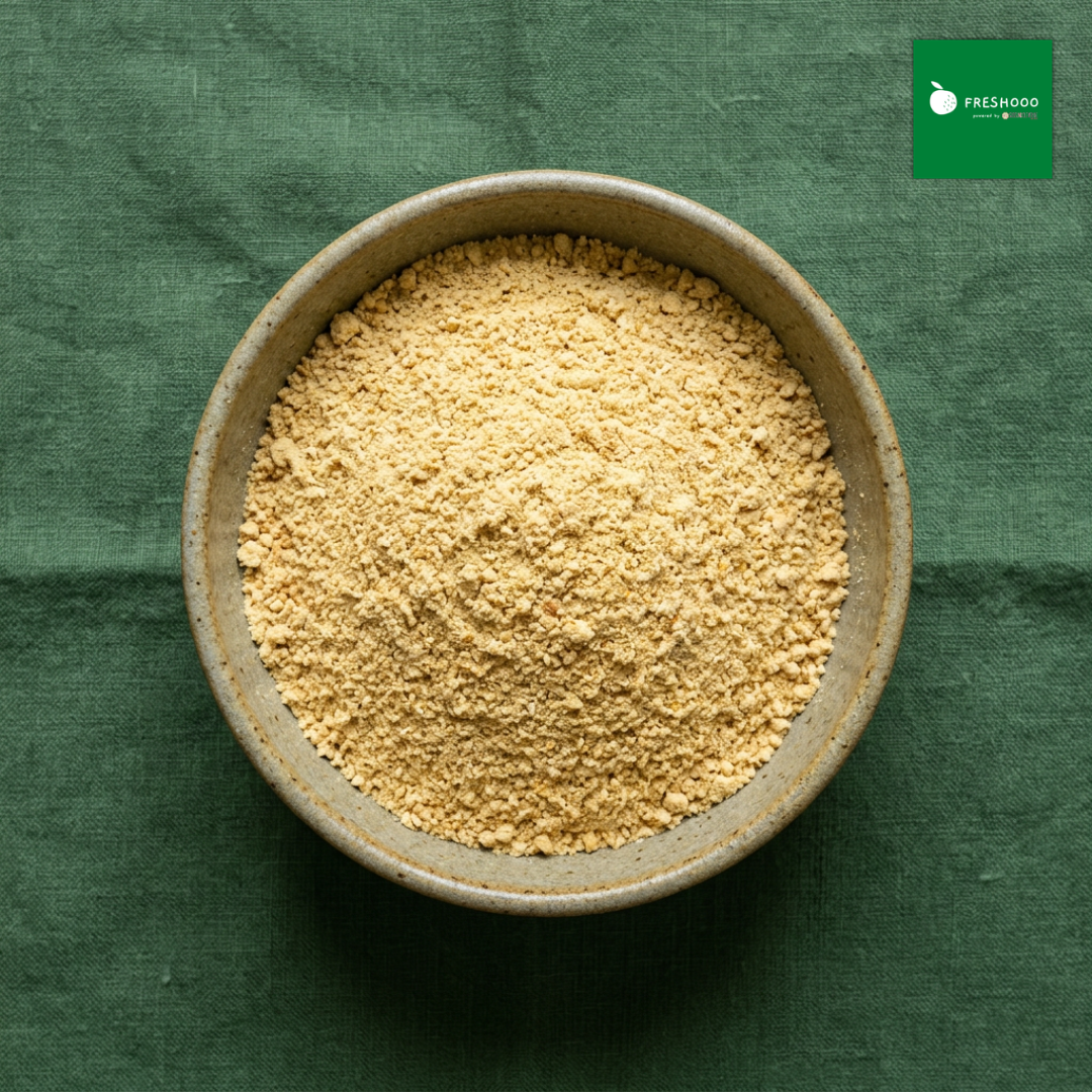 freshooo® Erdnussmehl entölt | Erdnussprotein - Roh | 55g Protein