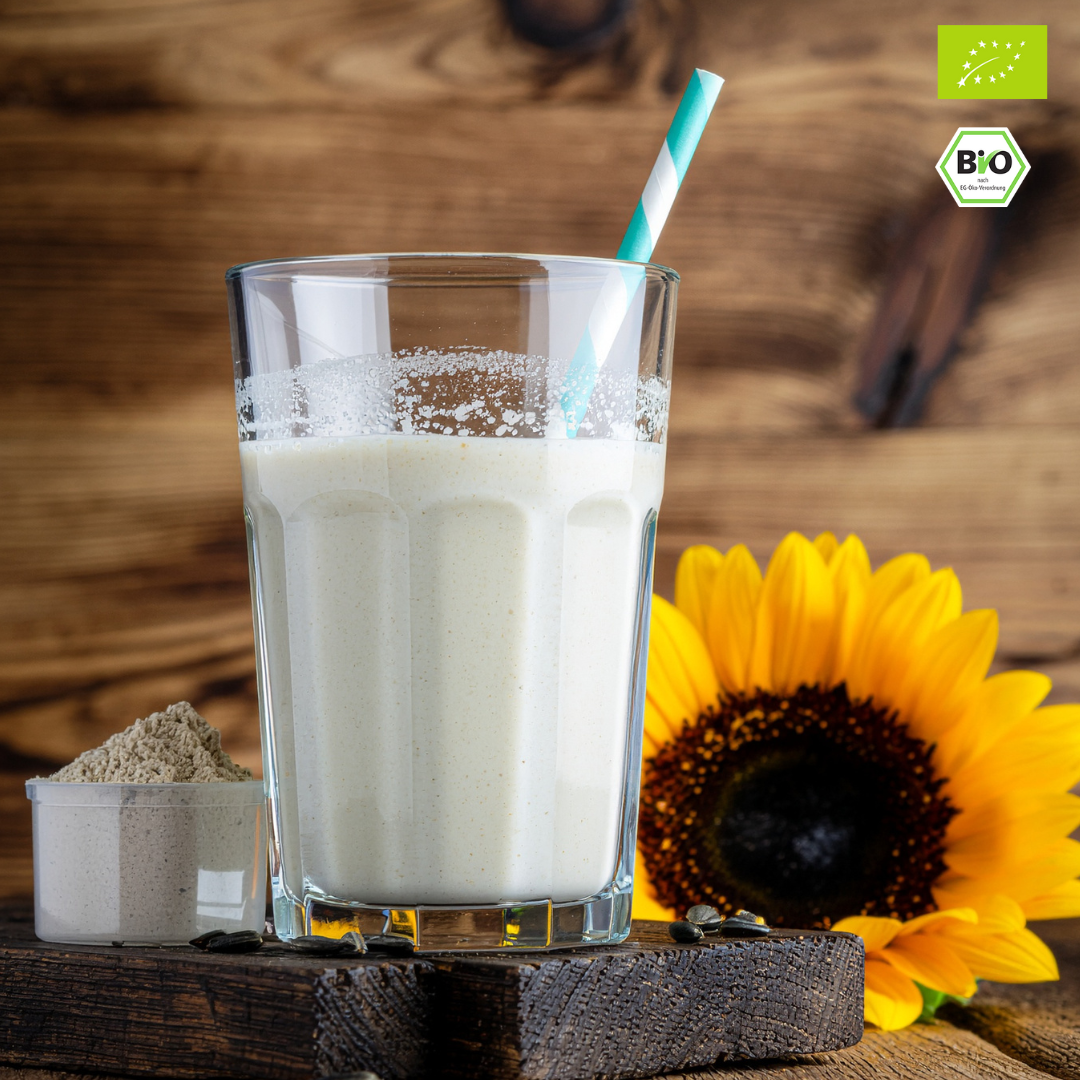 Bio Sonnenblumenkern Proteinpulver – 55 % Protein | roh | natürlicher Sonnenblumenkern-Geschmack