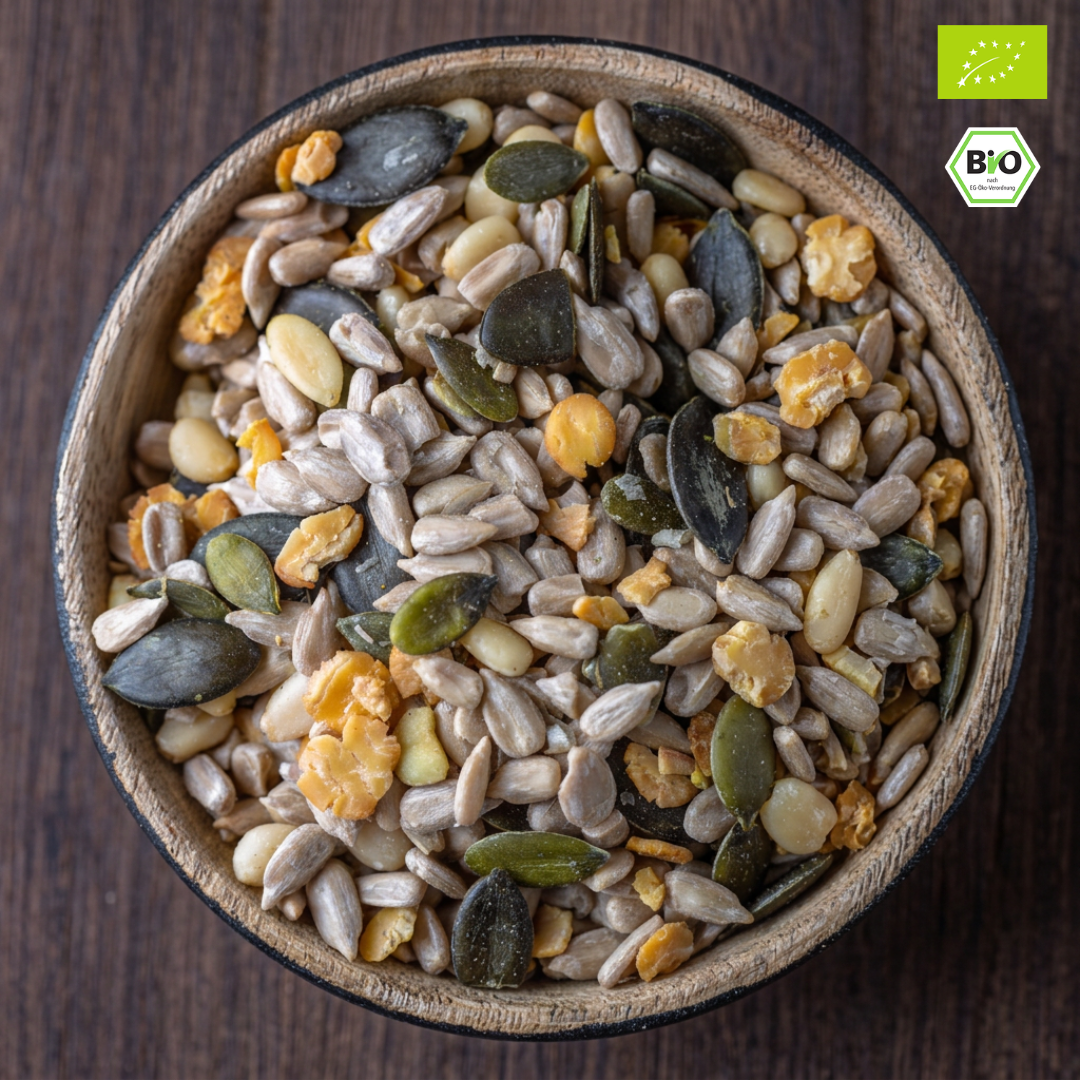 Bio Salat Topping | mit Pinienkernen | knackiger Saatenmix
