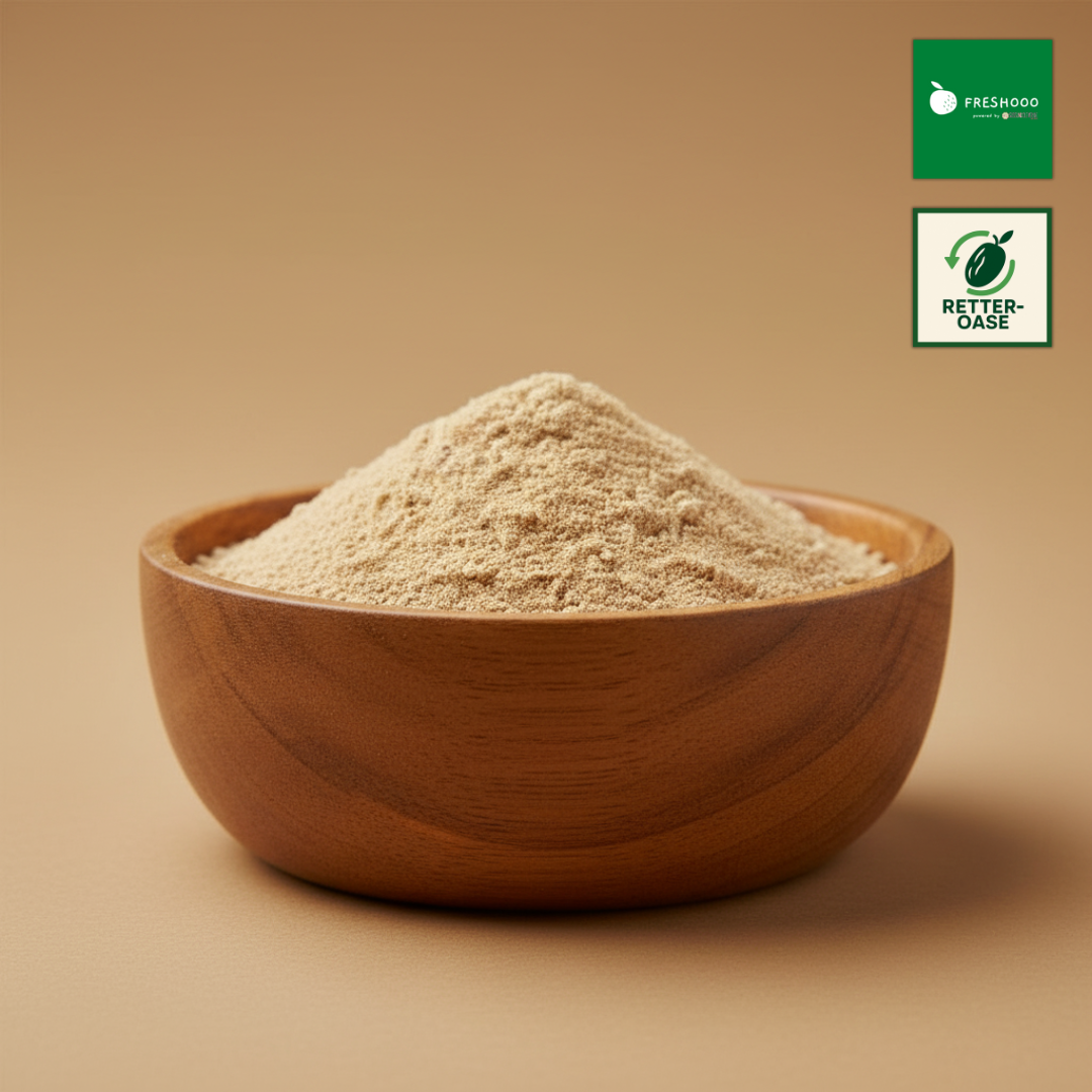 freshooo® Erdnussmehl entölt | Erdnussprotein - Roh | 55g Protein