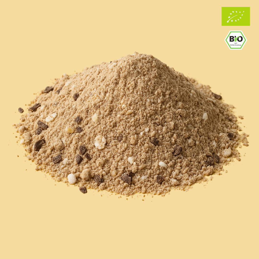 Bio Protein Pancake-Mischung „Double Choco Crunch“ | 44% Protein | ohne Zuckerzusatz | vegan