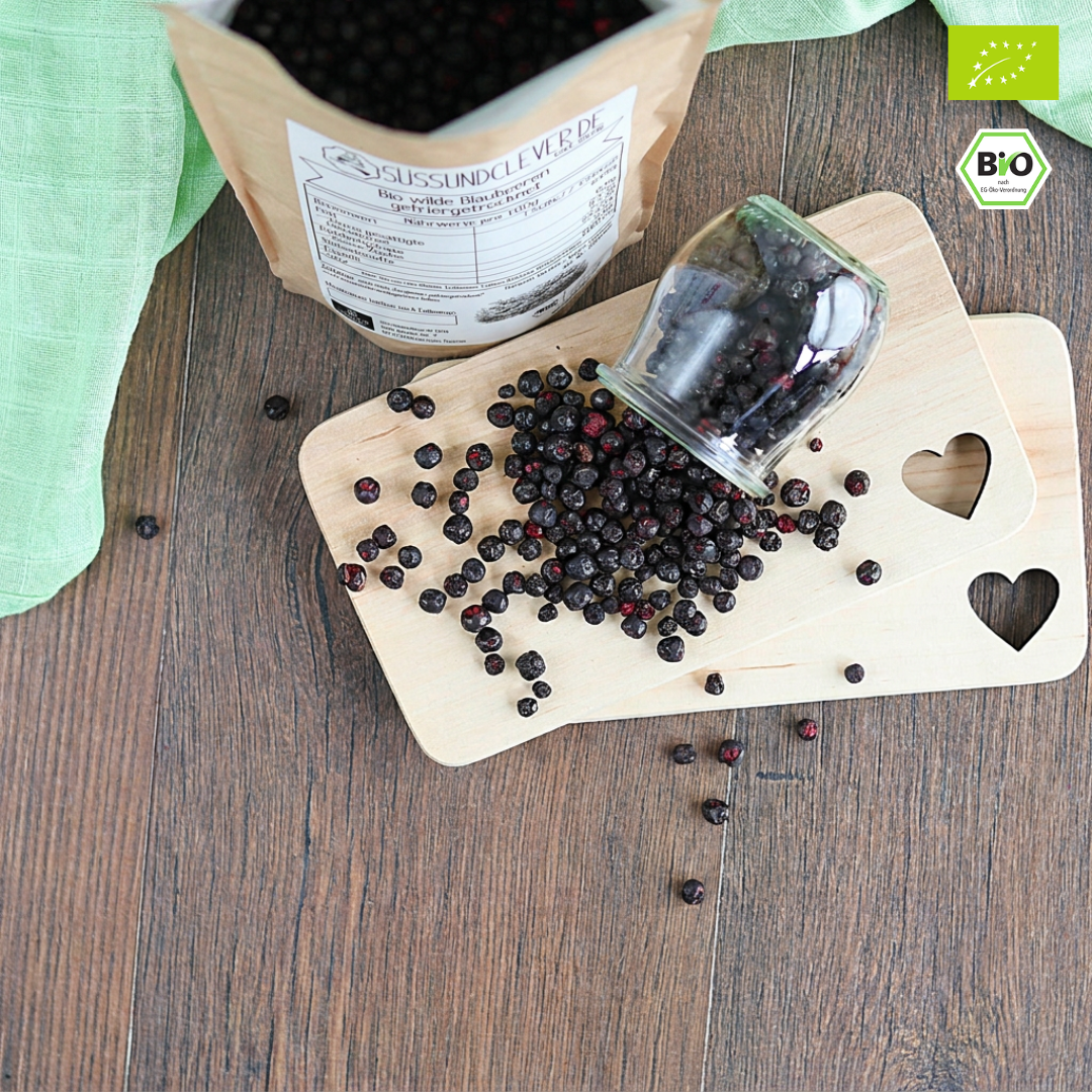 Bio Blaubeeren | wild | ganze Beeren | gefriergetrocknet