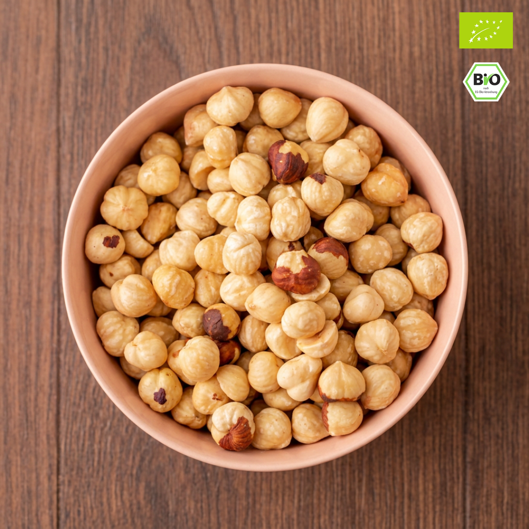 Bio Haselnusskerne | geröstet & blanchiert