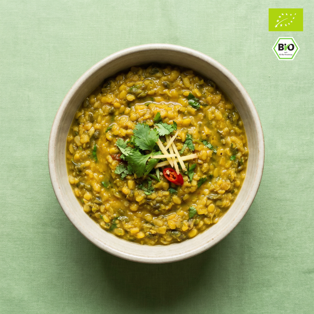 Bio Mungbohnen-Hälften | geschält | Mung Dal