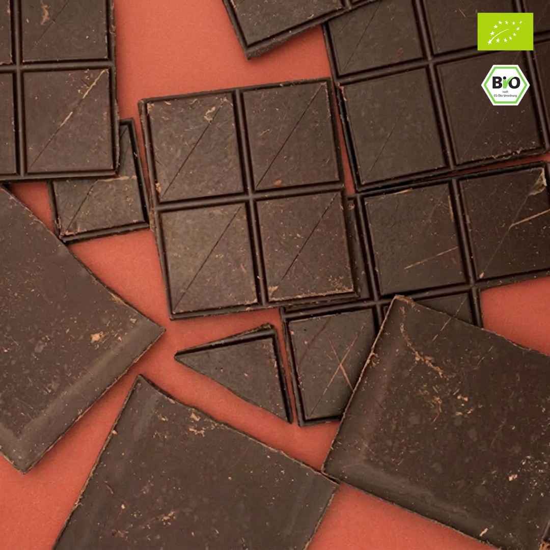 Bio Schokolade | "100% Kakaofrucht" | ohne Zuckerzusatz | vegan