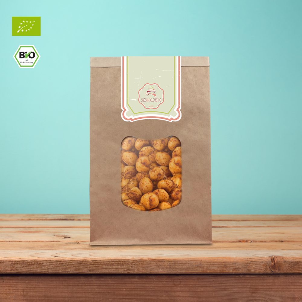 Bio Macadamianusskerne | geröstet | BBQ-Flavour