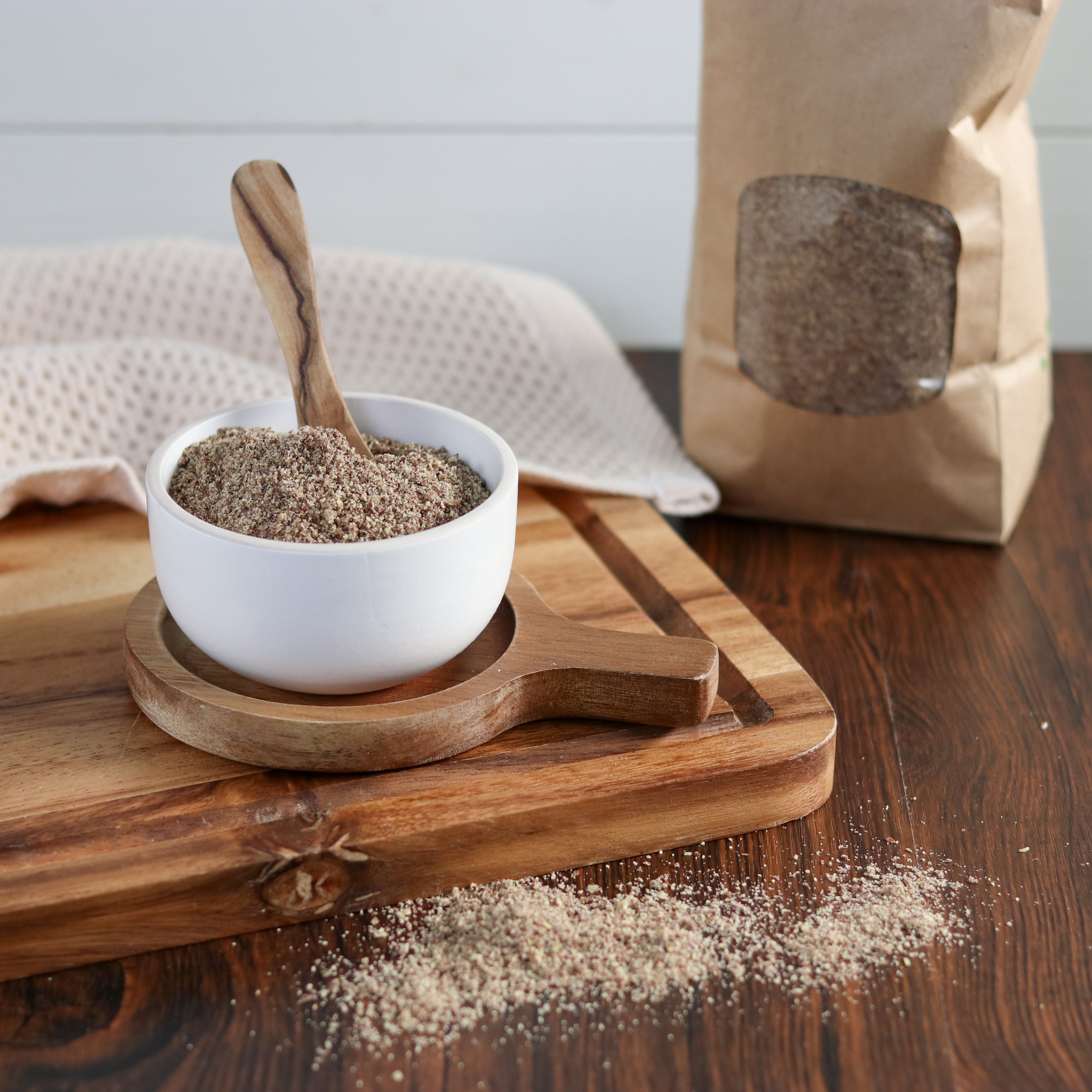 Bio Leinsamen braun | gekeimt & geschrotet