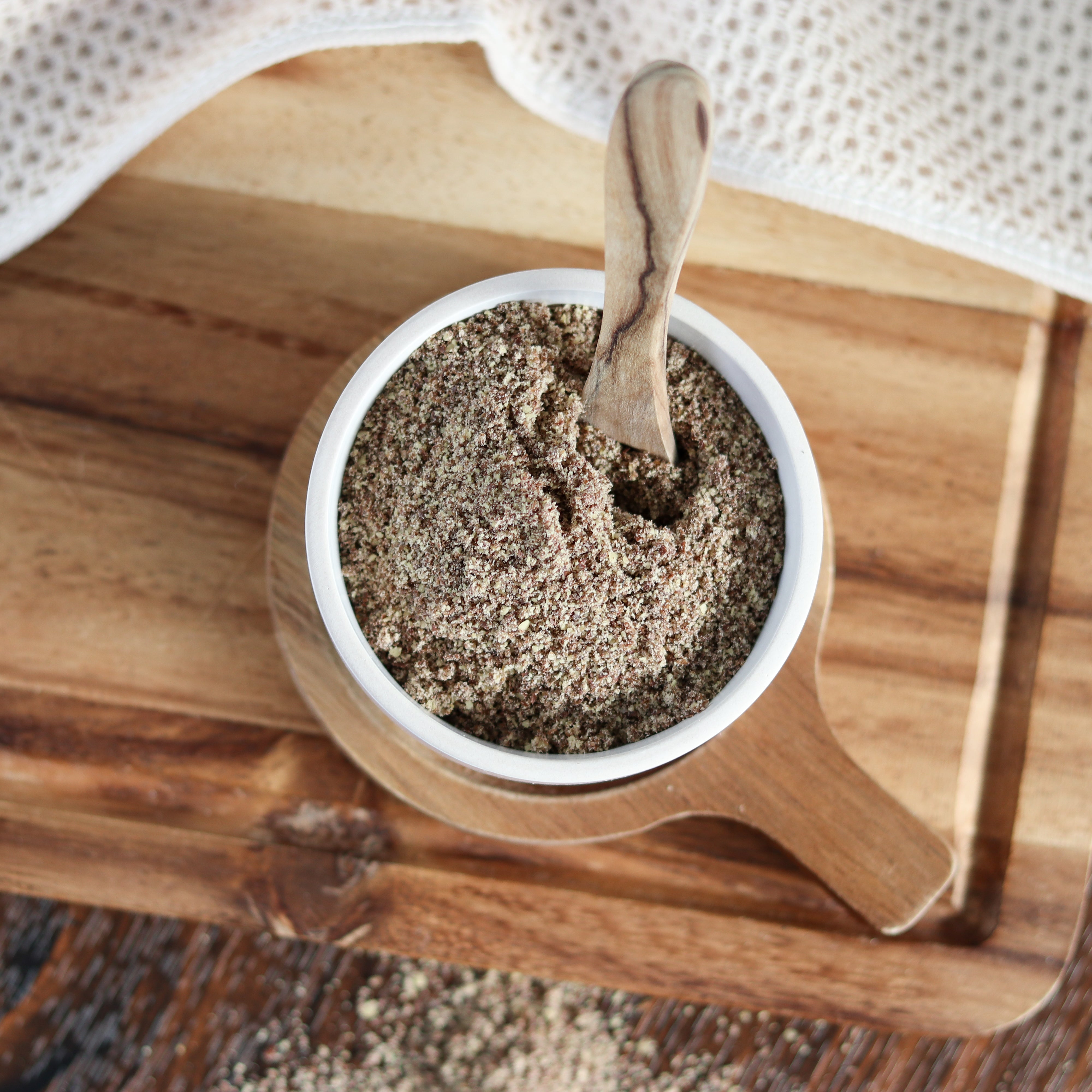 Bio Leinsamen braun | gekeimt & geschrotet