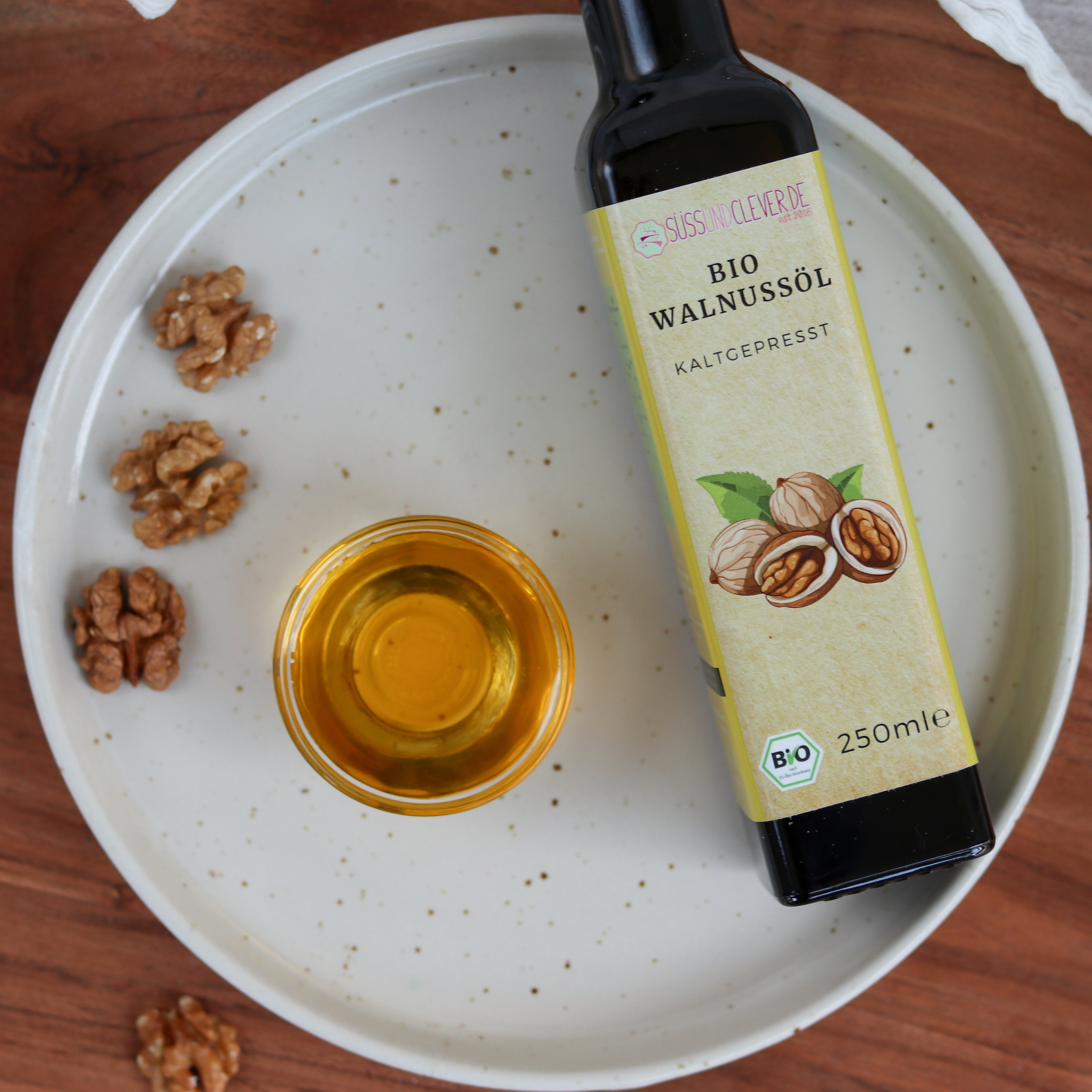 Bio Walnussöl | kaltgepresst | 250 ml im Glas