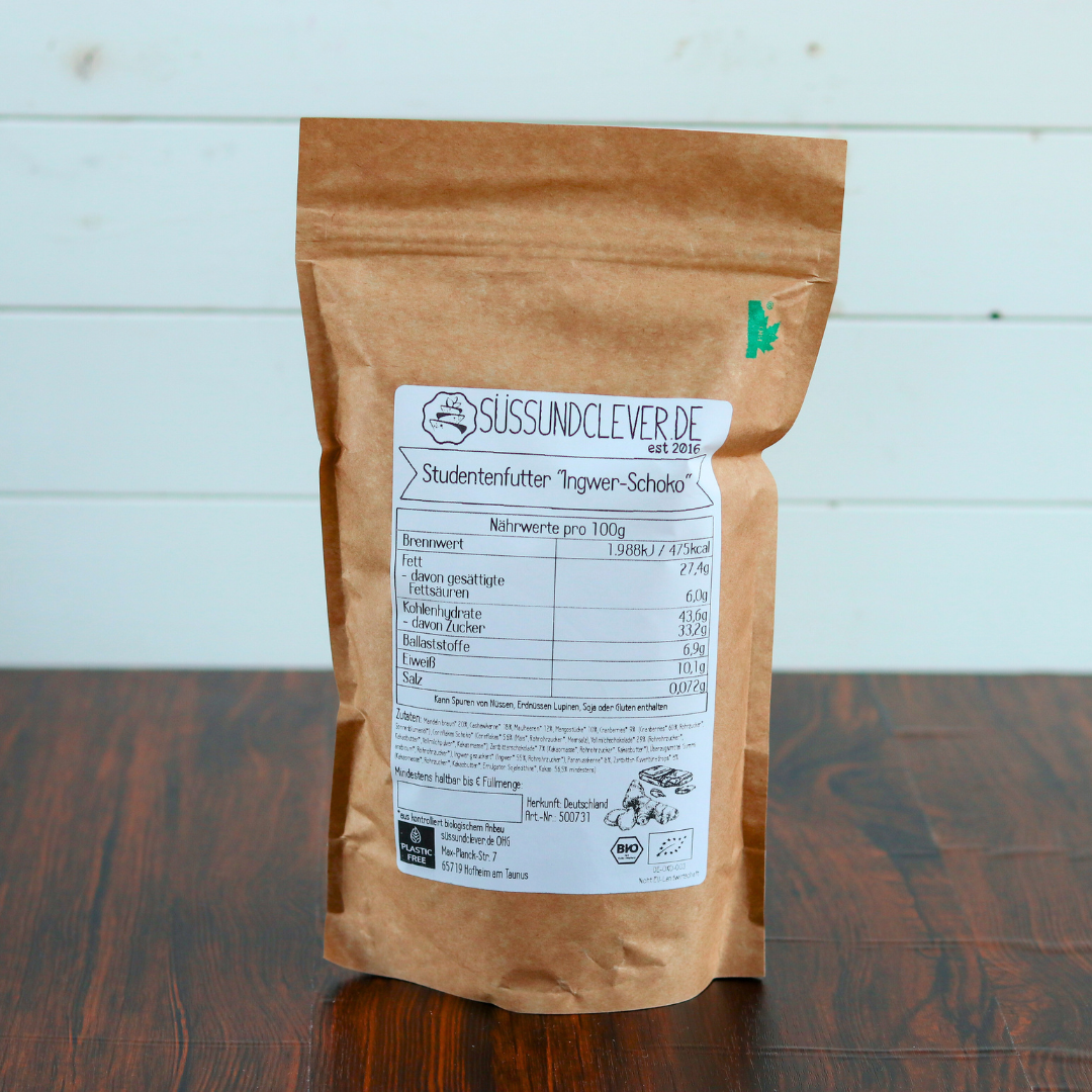 Bio Studentenfutter | "Ingwer-Schoko" | Nuss- & Fruchtmix