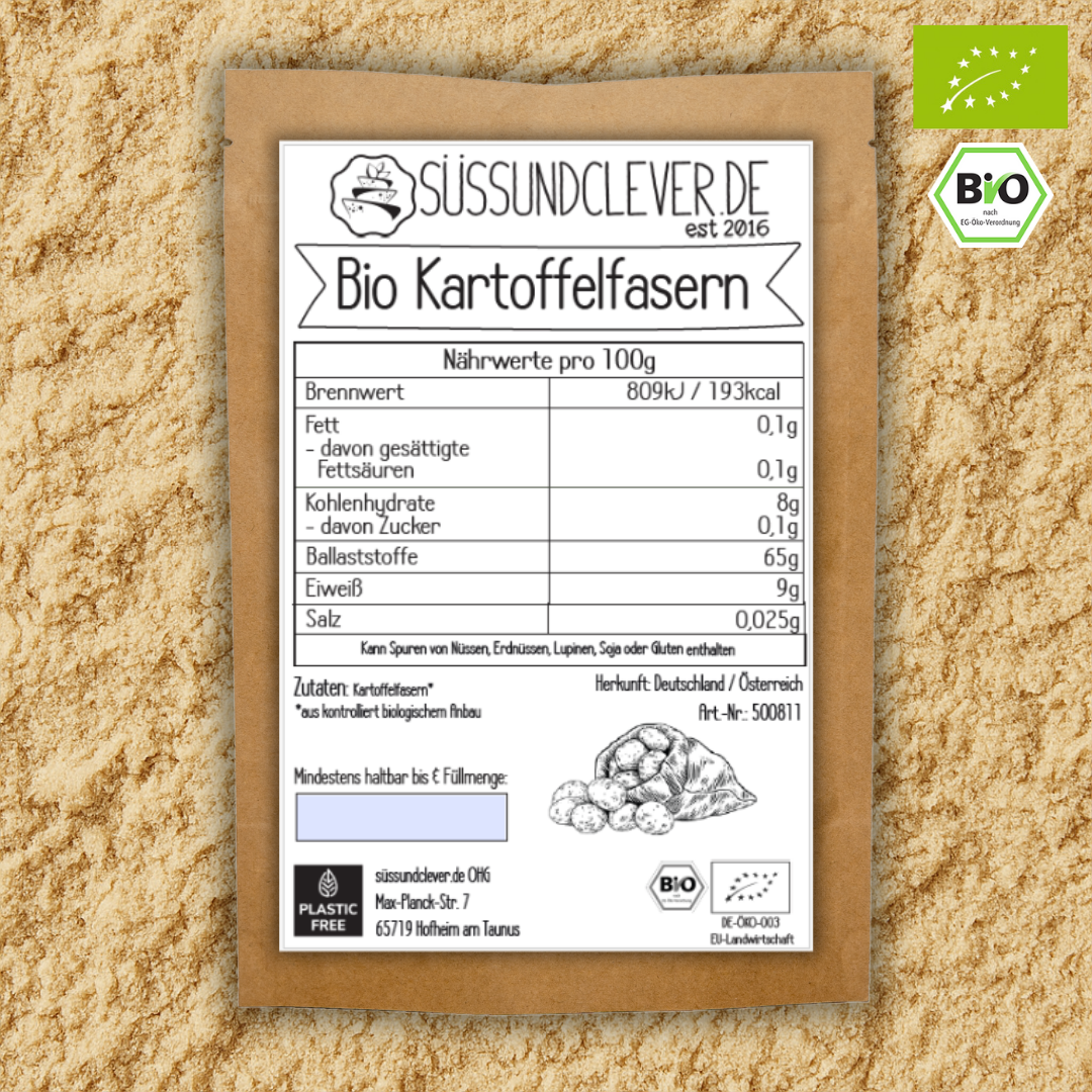 Bio Kartoffelfasern | Low Carb Backzutat | aus Deutschland & Österreich