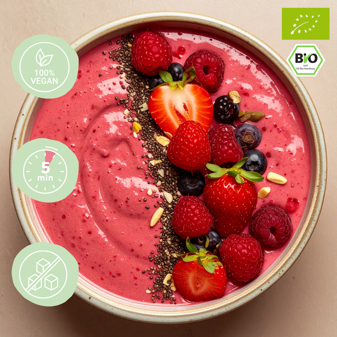 Bio Smoothie Bowl | "Strawberry-Buckwheat Bliss" | Fertigmischung