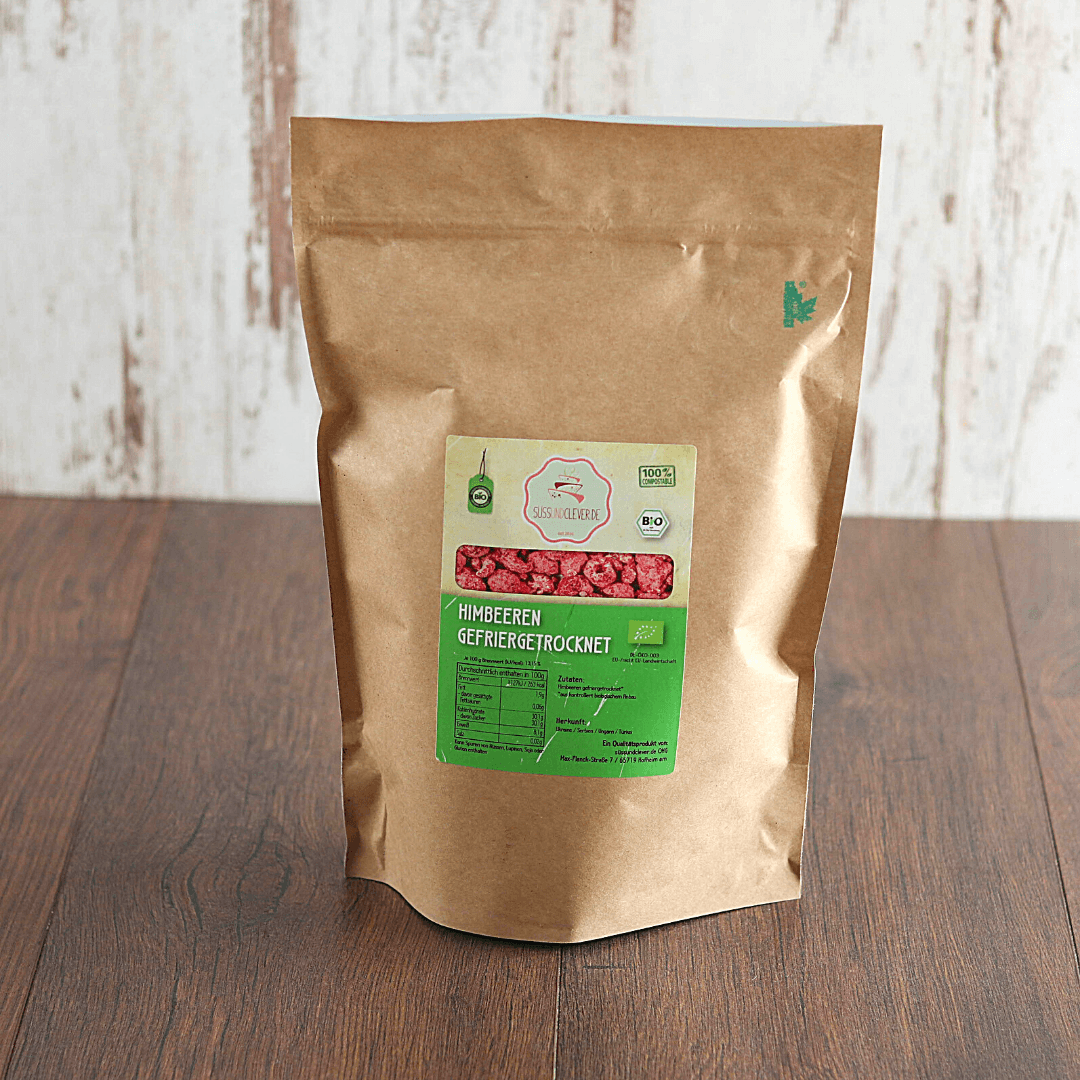 Bio Himbeeren | ganze Beeren | gefriergetrocknet
