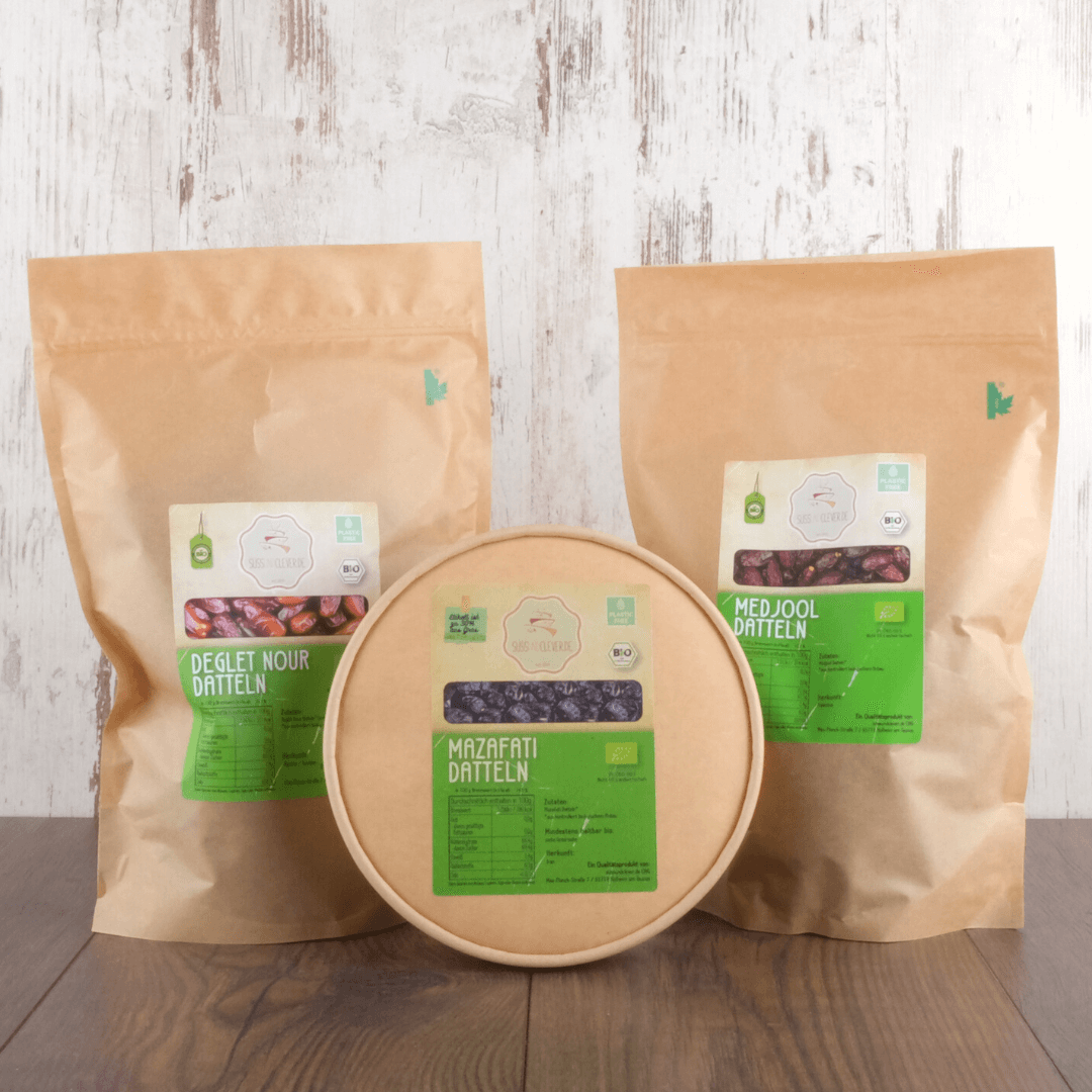 Bio Set: "Dattelliebe" | Unsere 3 Dattel-Favoriten | 2,5 kg feinste Datteln