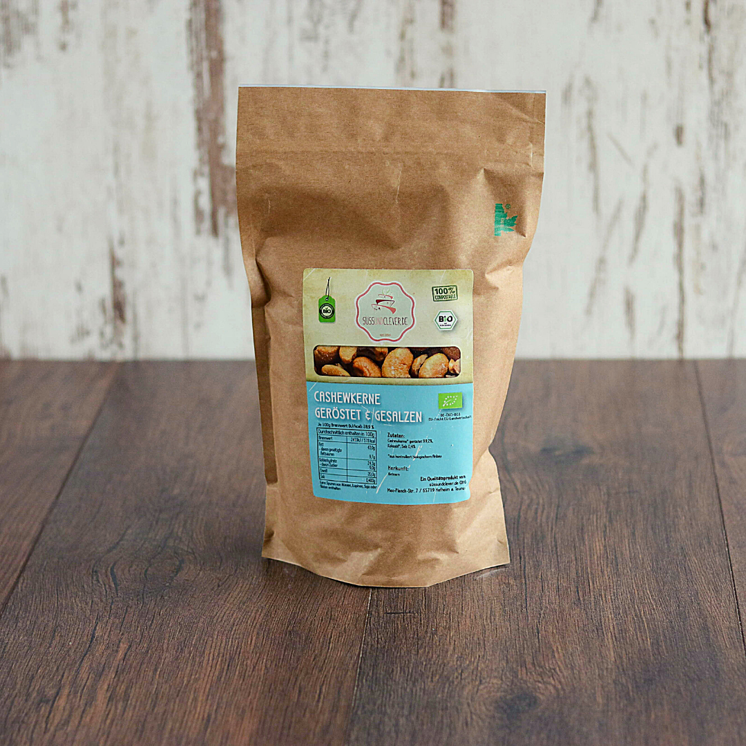 Bio Cashewkerne | geröstet & gesalzen