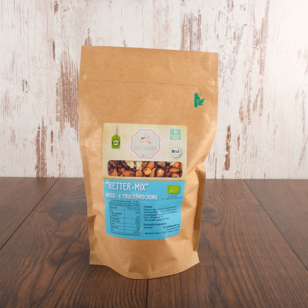 Bio Studentenfutter | Walnuss-Cranberry | Nuss- und Fruchtmischung