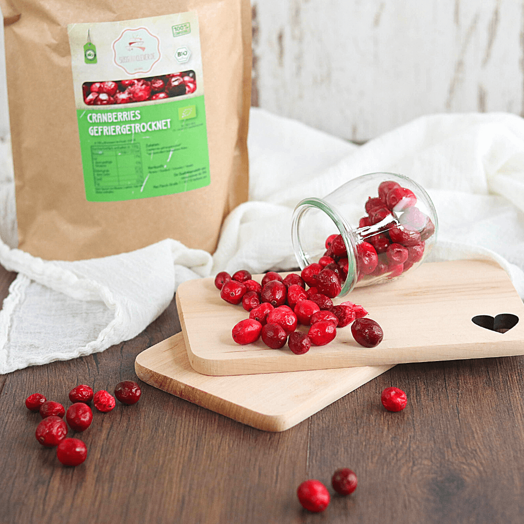 Bio Cranberries | ganze Beeren | gefriergetrocknet