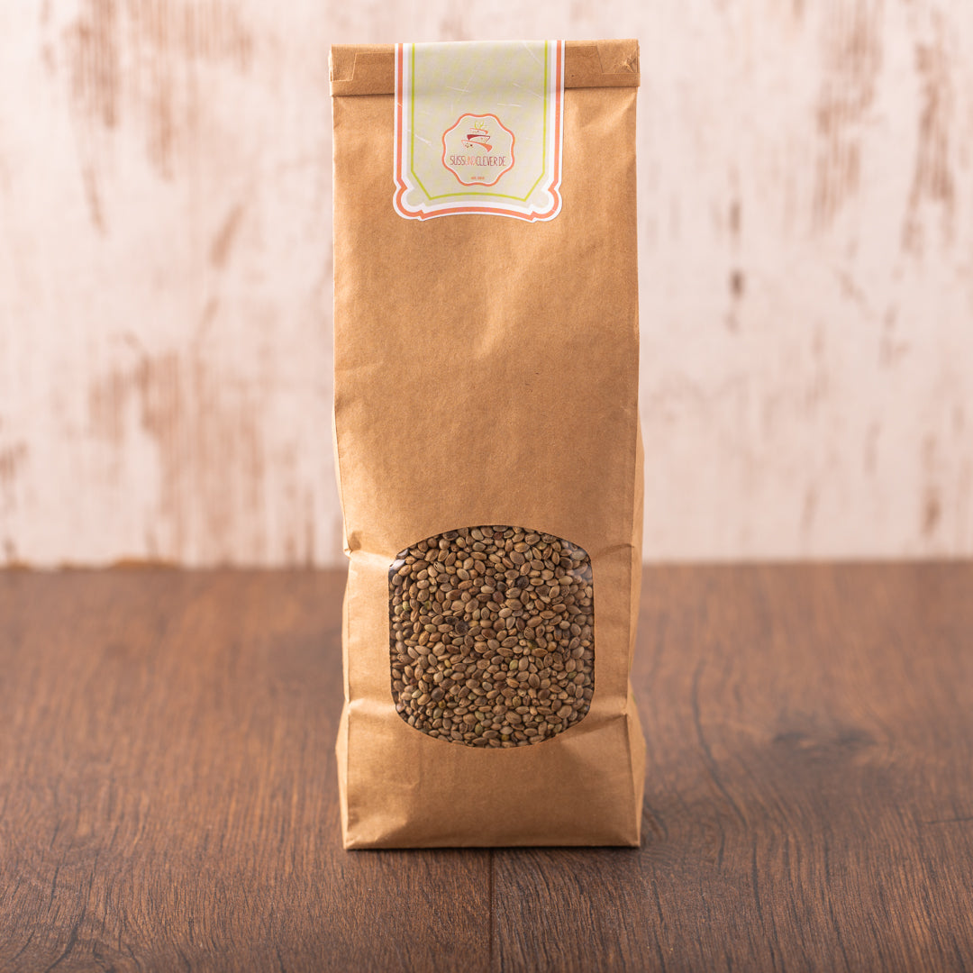 Bio Hanfsamen ungeschält | ungeröstet | aus Frankreich