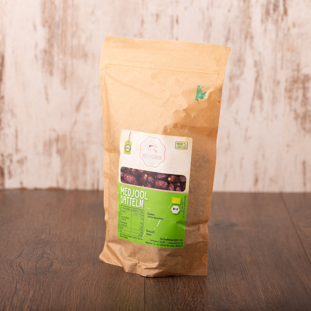 Bio Datteln Medjool | Premium Qualität | weich & saftig | Jumbo XL