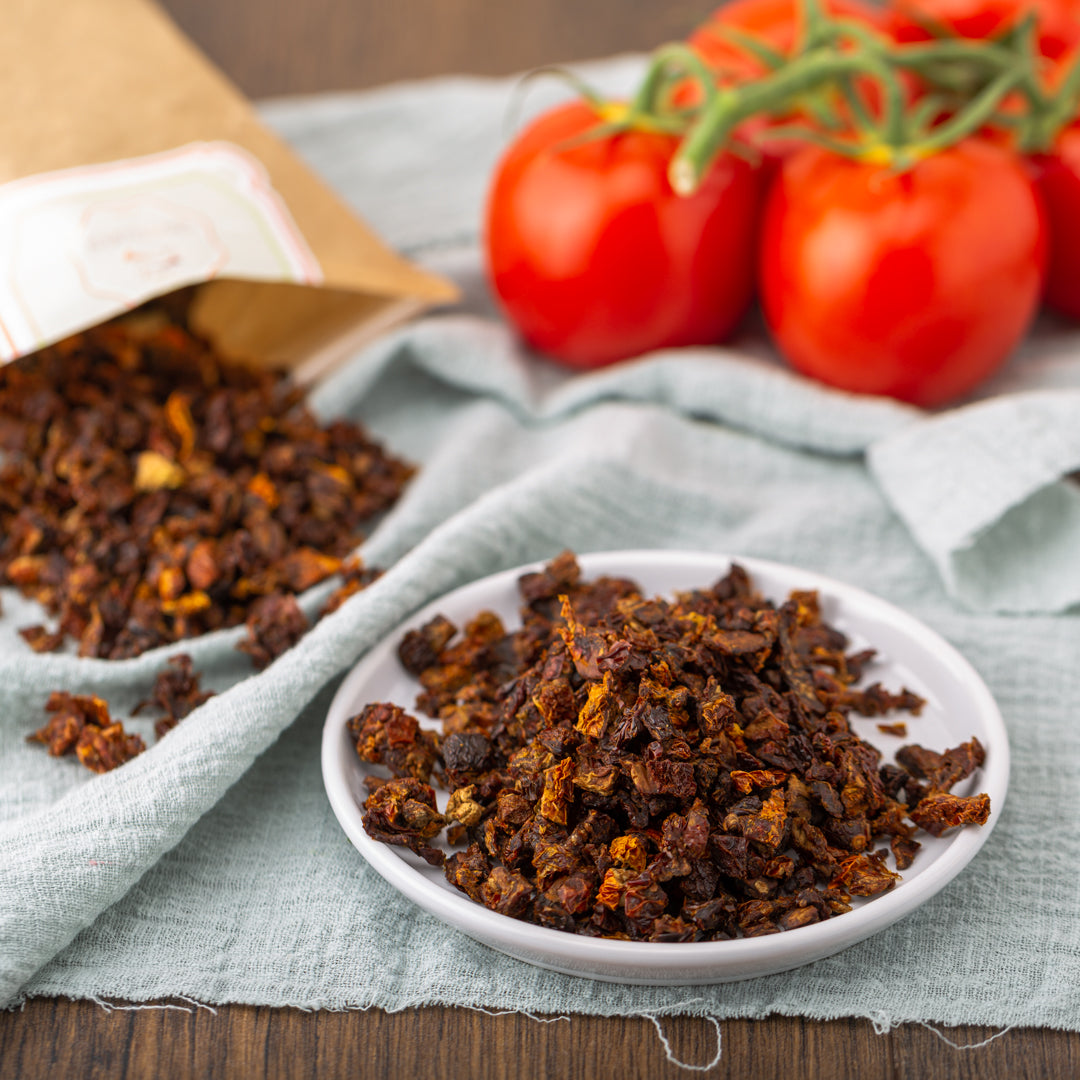 Bio Tomatenstreifen | Tomatenwürfel | mit 7% Meersalz