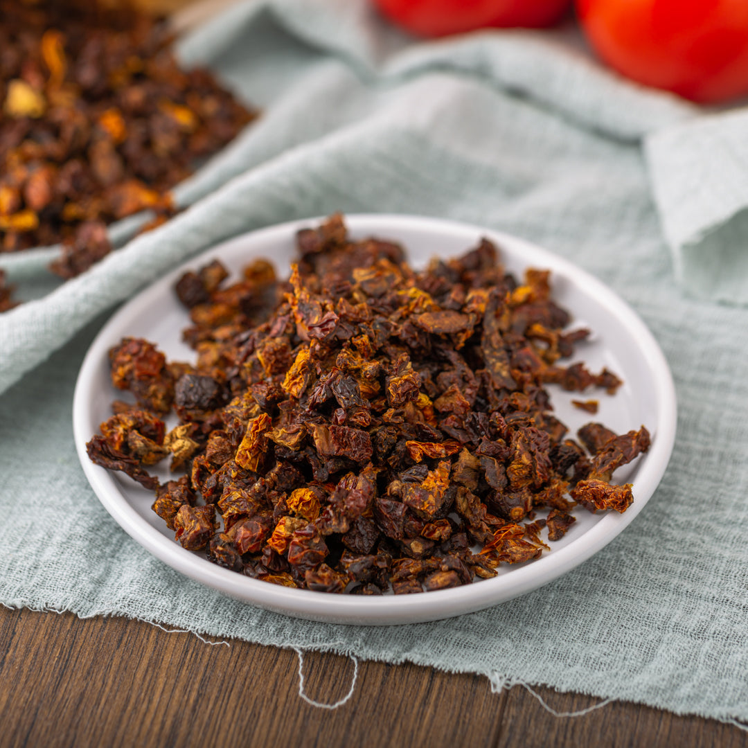 Bio Tomatenstreifen | Tomatenwürfel | mit 7% Meersalz